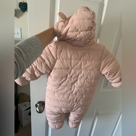 H&M Pink Super Thick and Cozy Baby Snowsuit - Picture 4 of 4